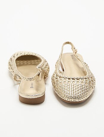 Ballerine aperte intrecciate