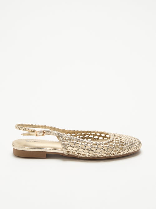 Ballerine aperte intrecciate - Kiabi Ballerine aperte intrecciate - Kiabi