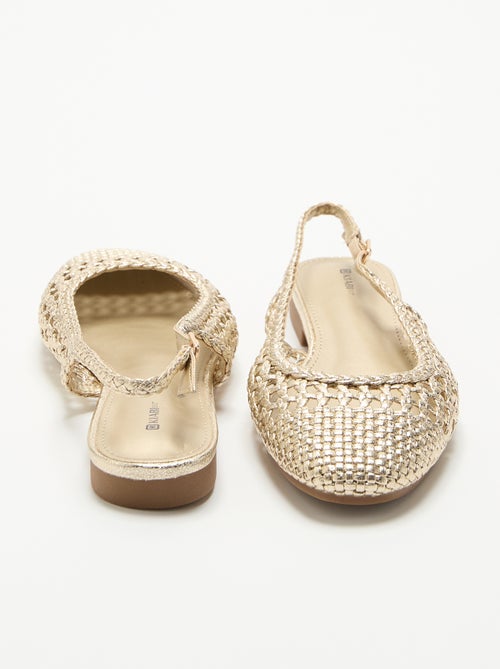 Ballerine aperte intrecciate - Kiabi Ballerine aperte intrecciate - Kiabi