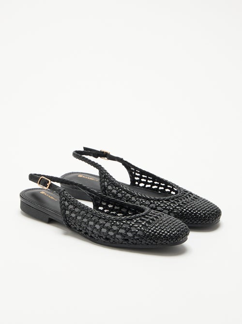 Ballerine aperte intrecciate - Kiabi Ballerine aperte intrecciate - Kiabi