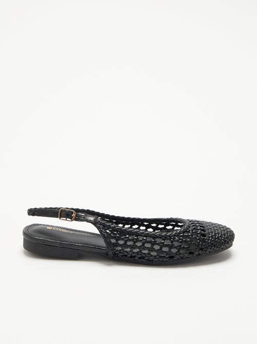 Ballerine aperte intrecciate - Kiabi Ballerine aperte intrecciate - Kiabi