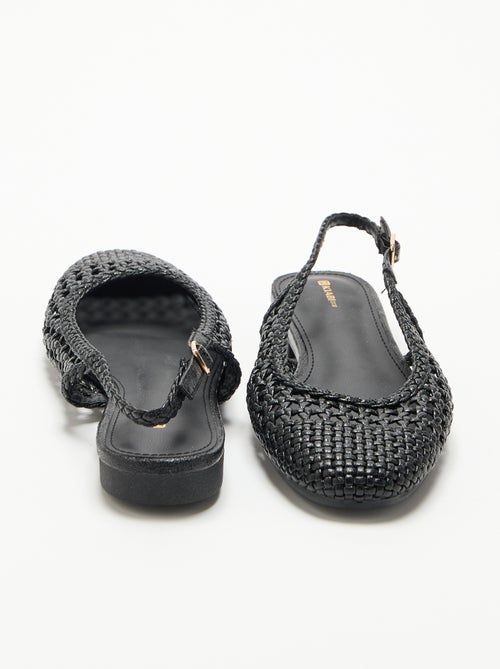 Ballerine aperte intrecciate - Kiabi Ballerine aperte intrecciate - Kiabi
