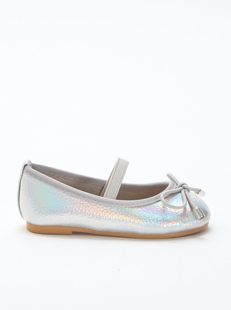 Ballerine argentate Grigio - Kiabi