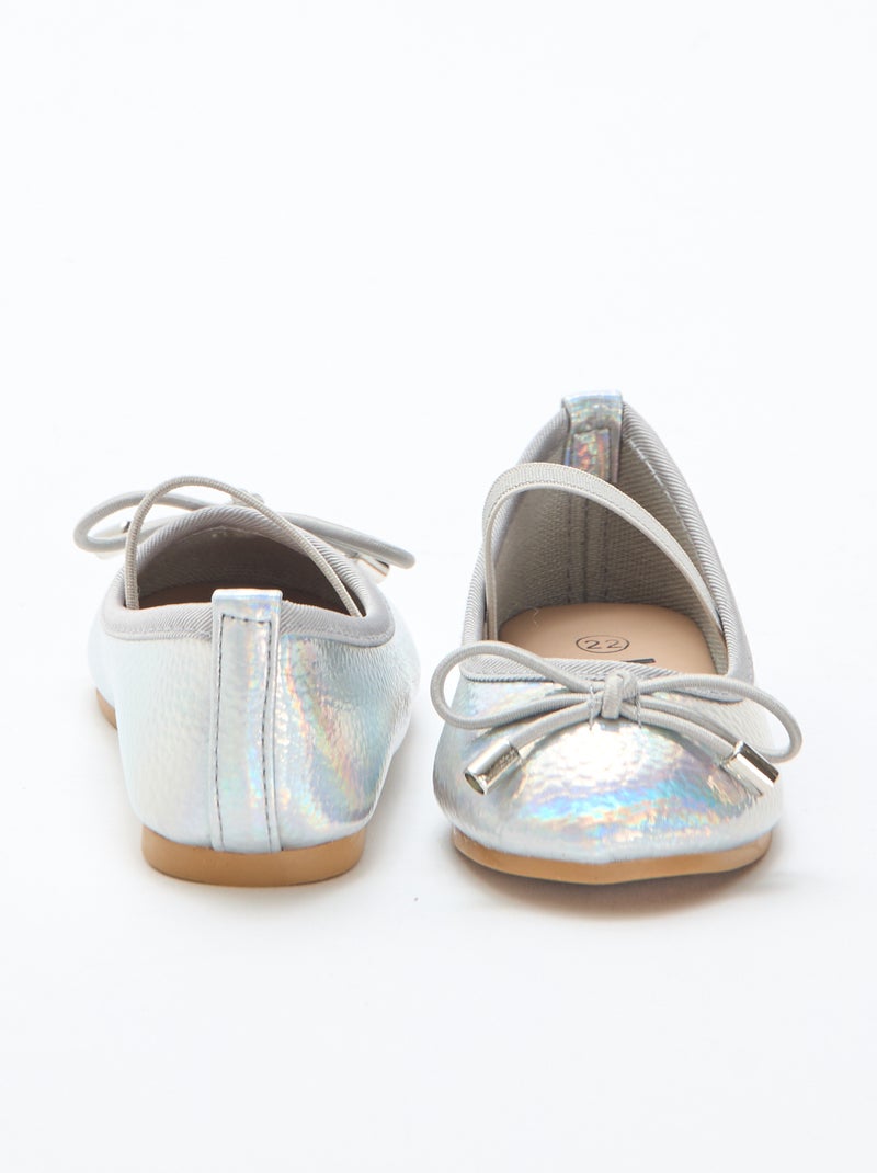 Ballerine argentate Grigio - Kiabi