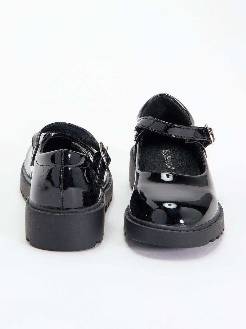 Ballerine babies con suola carrarmato Nero - Kiabi