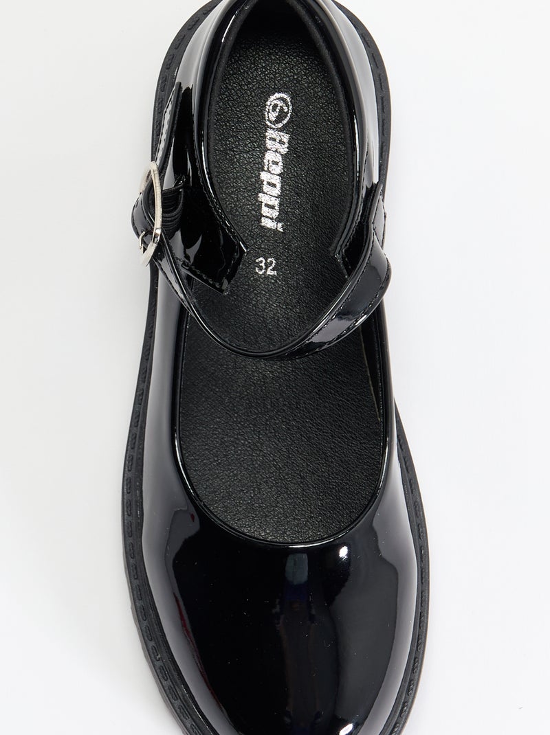 Ballerine babies con suola carrarmato Nero - Kiabi