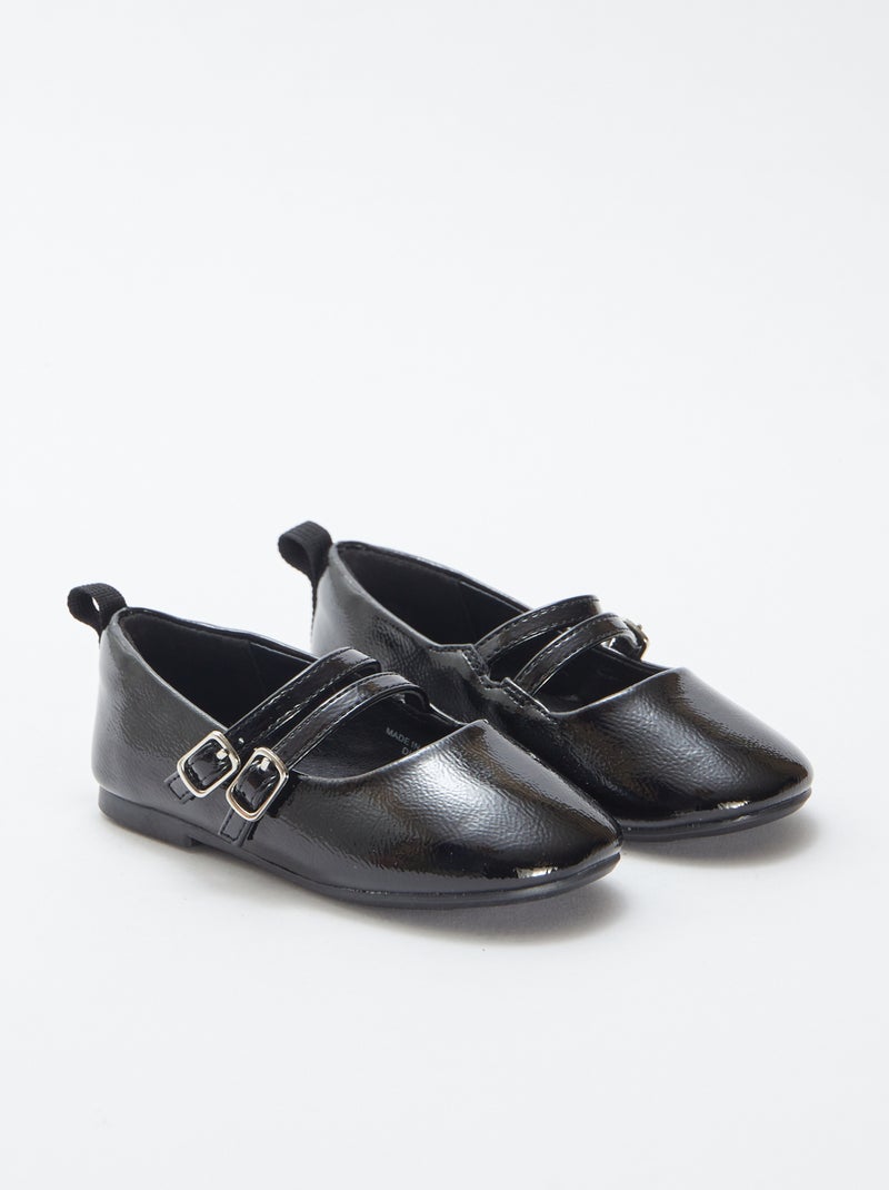Ballerine babies in vernice nero - Kiabi