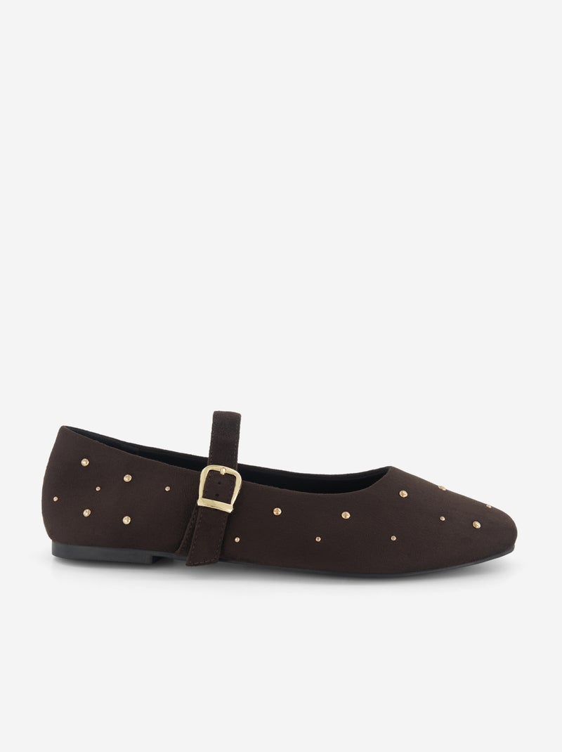 Ballerine basse in similpelle Marrone - Kiabi