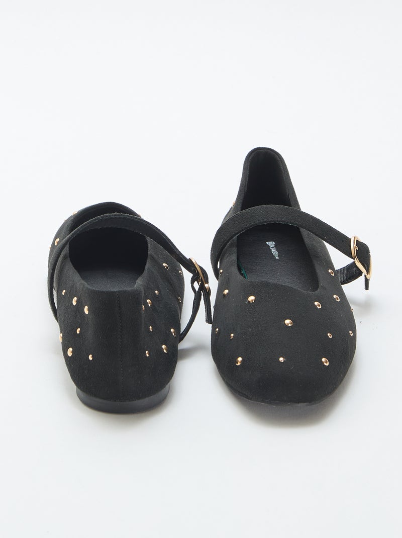 Ballerine basse in similpelle Nero - Kiabi