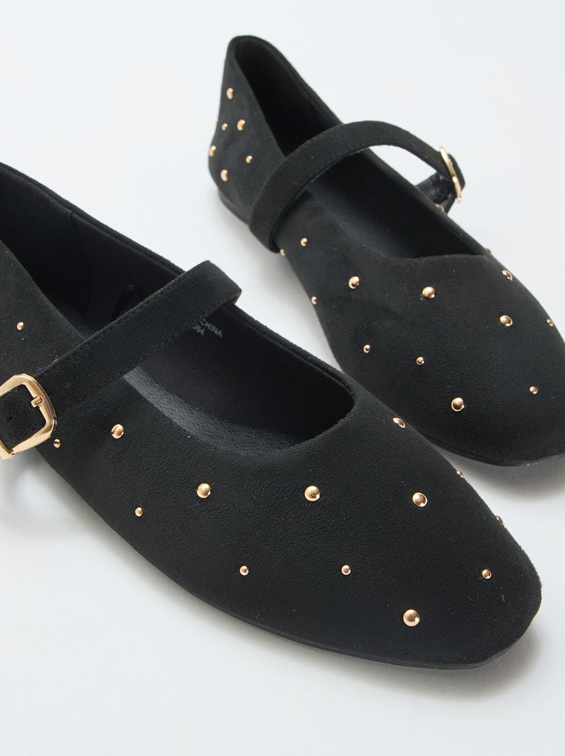 Ballerine basse in similpelle Nero - Kiabi