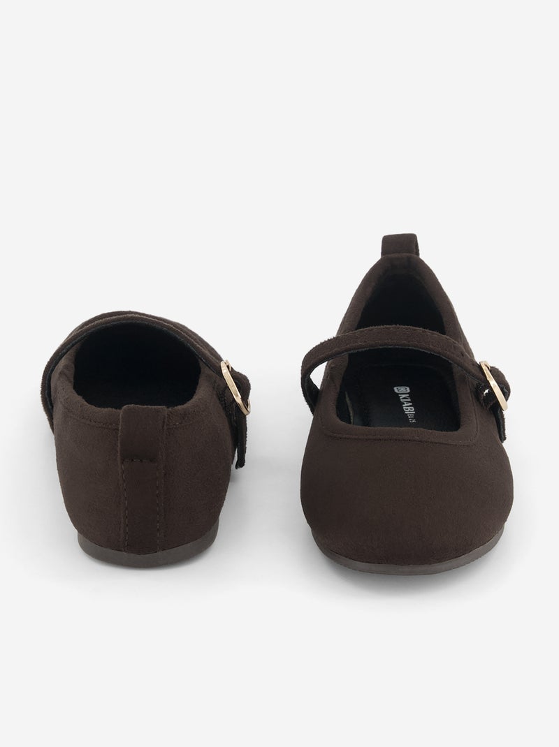 Ballerine con cinturini Marrone - Kiabi