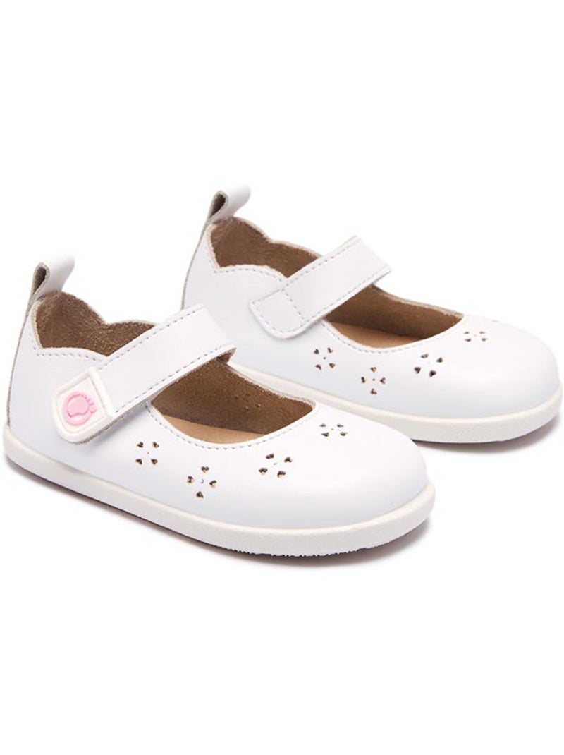 Ballerine con cinturino conguitos barefoot Bianco - Kiabi