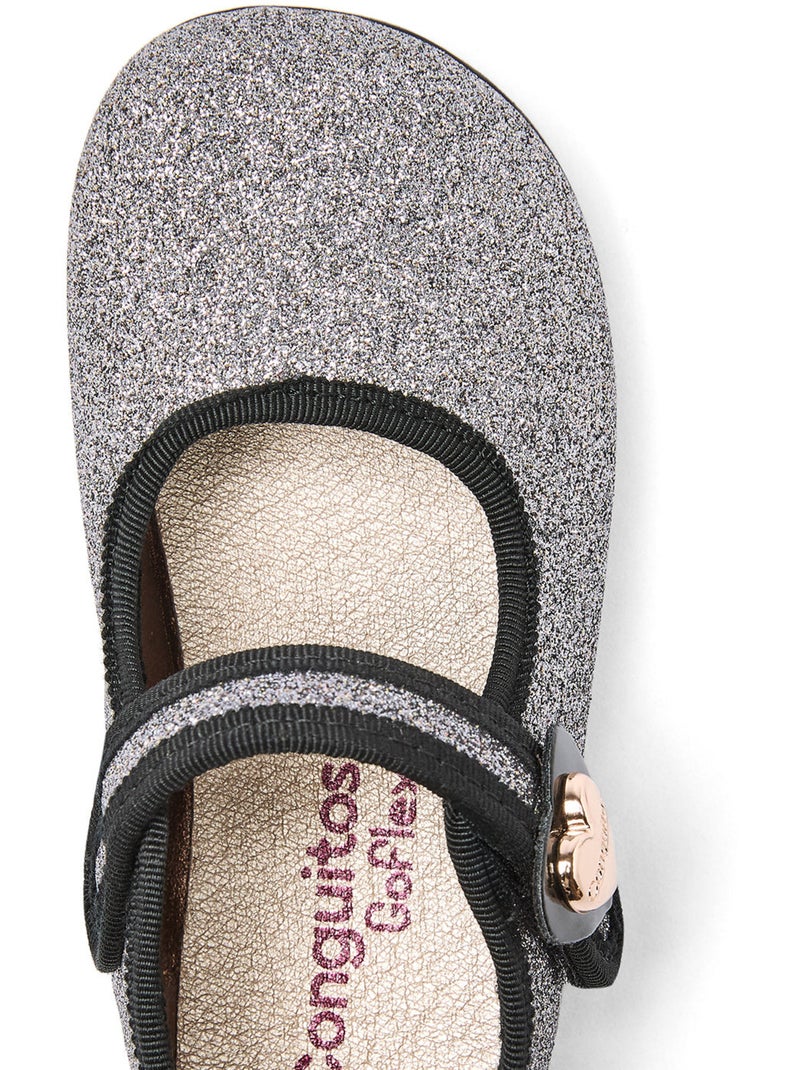Ballerine con cinturino conguitos barefoot goflex Argento - Kiabi