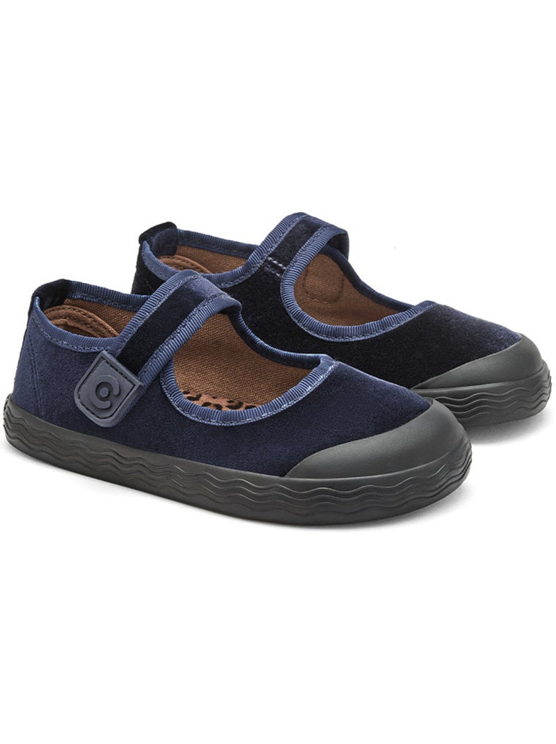 Ballerine con cinturino conguitos barefoot goflex Blu marino - Kiabi