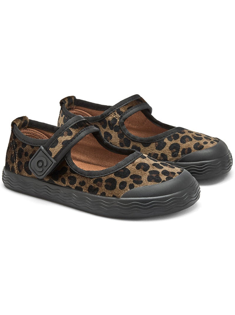 Ballerine con cinturino conguitos barefoot goflex Nero Marrone Nero - Kiabi