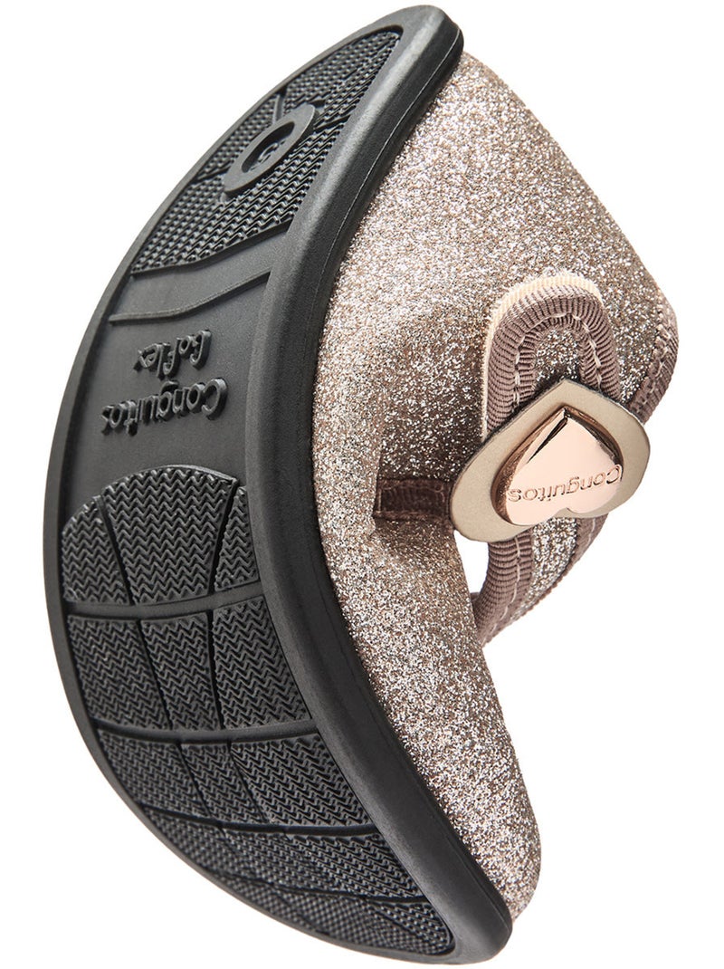 Ballerine con cinturino conguitos barefoot goflex Oro - Kiabi