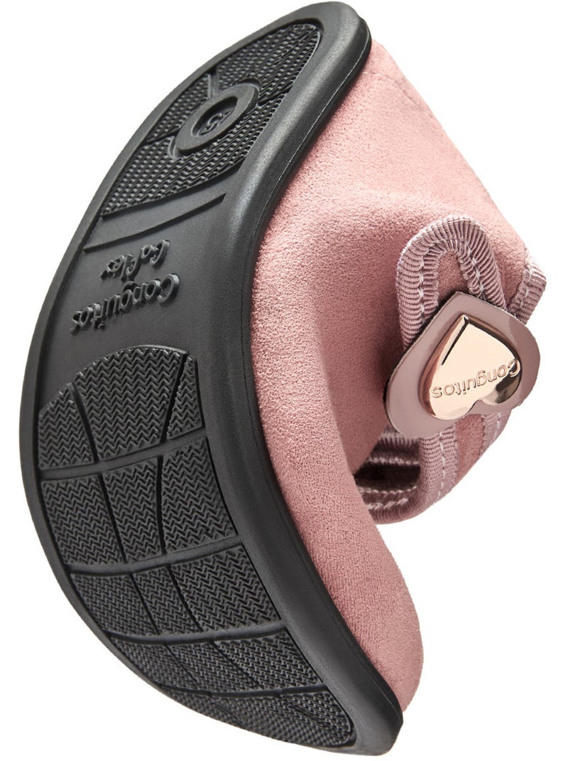 Ballerine con cinturino conguitos barefoot goflex Rosa - Kiabi