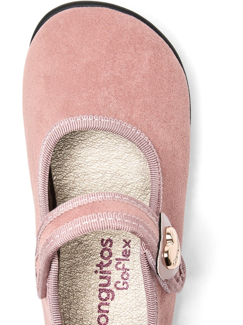 Ballerine con cinturino conguitos barefoot goflex Rosa - Kiabi