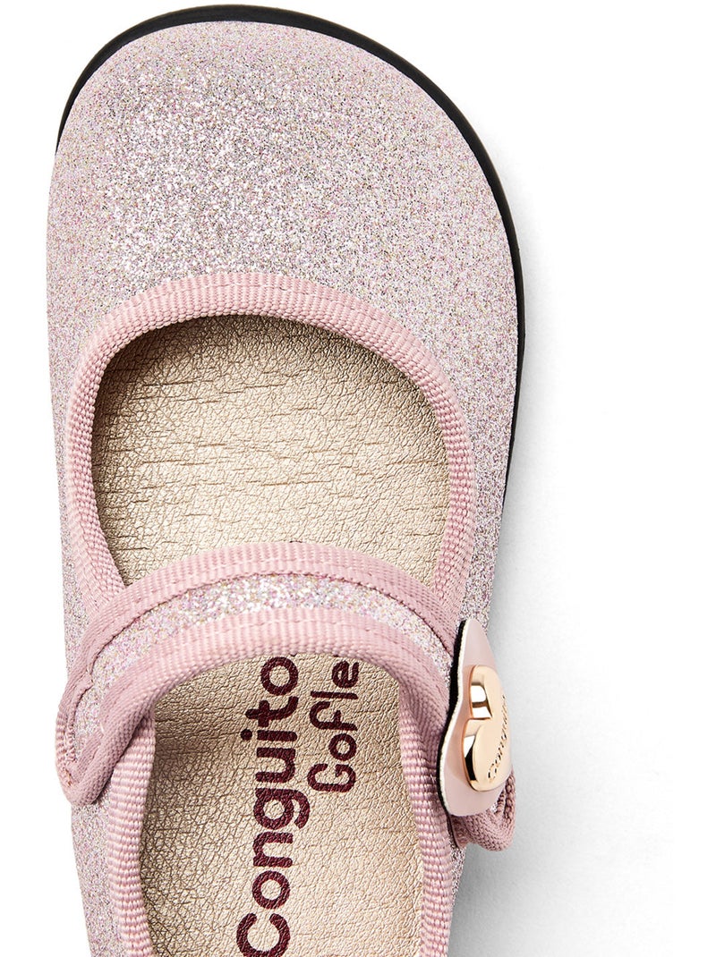 Ballerine con cinturino conguitos barefoot goflex Rosa - Kiabi