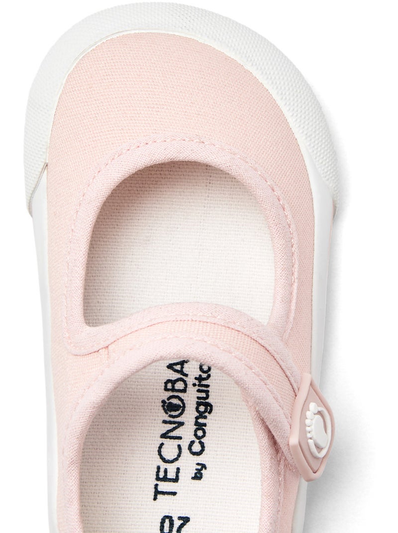 Ballerine con cinturino conguitos barefoot goflex Rosa - Kiabi