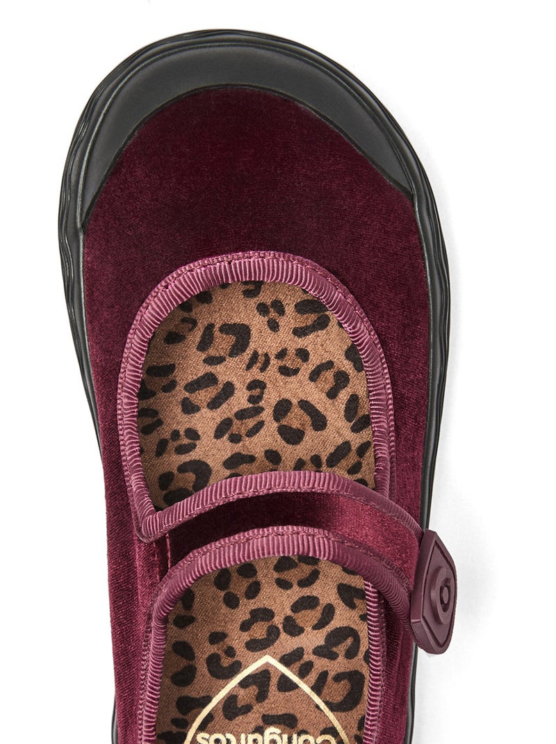 Ballerine con cinturino conguitos barefoot goflex Rosso - Kiabi
