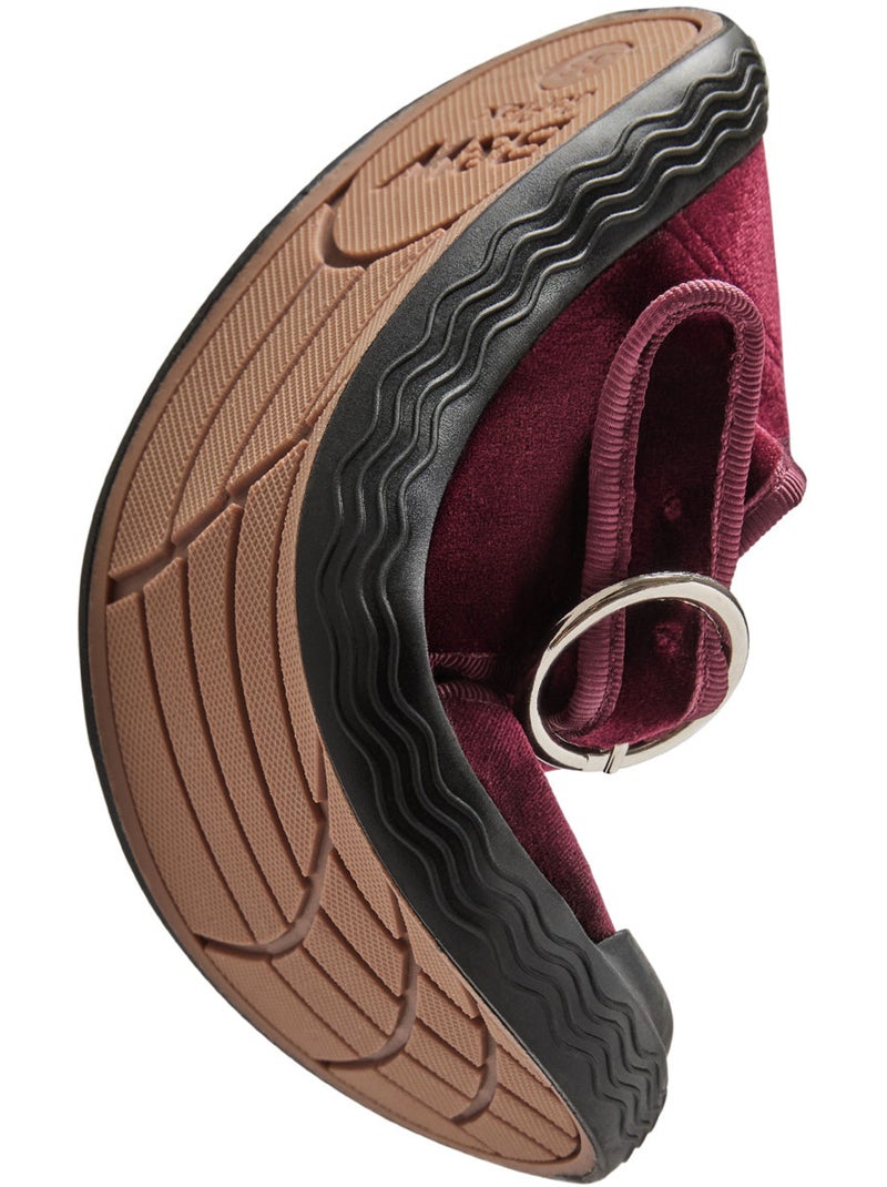 Ballerine con cinturino conguitos barefoot Rosso - Kiabi