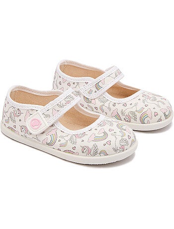 Ballerine con cinturino conguitos unicornio respetuosas