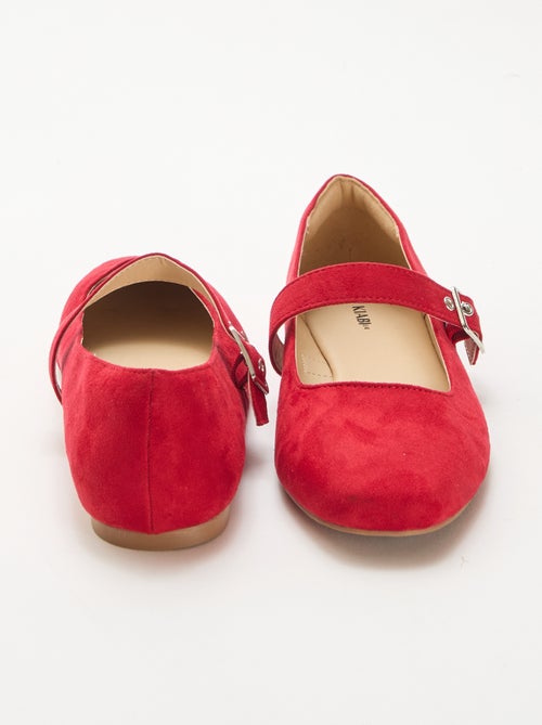 Ballerine con cinturino effetto borchiato - Kiabi