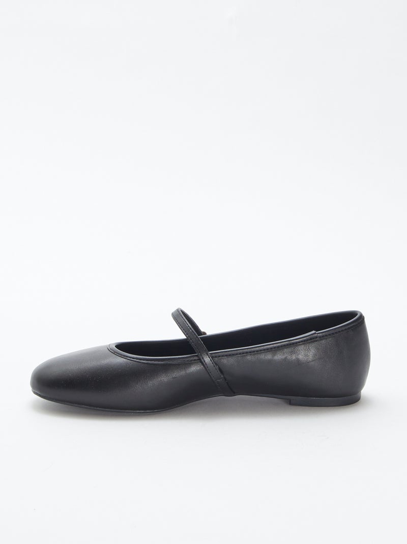 Ballerine con cinturino NERO - Kiabi