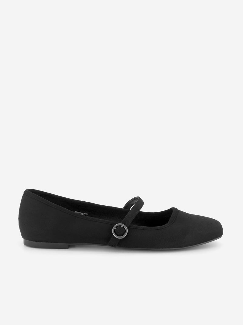 Ballerine con cinturino Nero - Kiabi