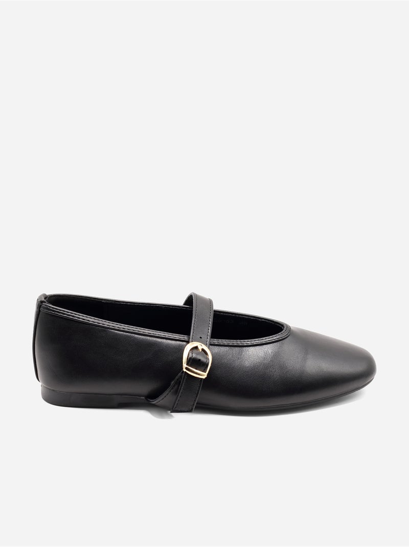 Ballerine con cinturino Nero - Kiabi