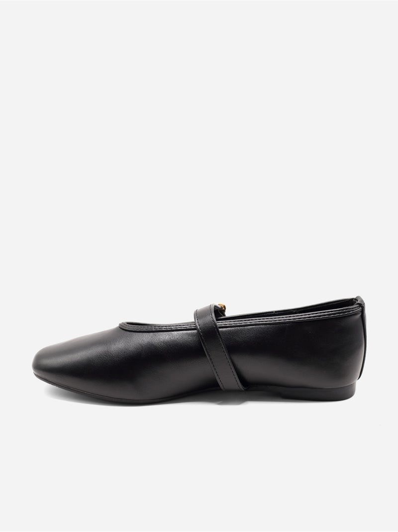 Ballerine con cinturino Nero - Kiabi