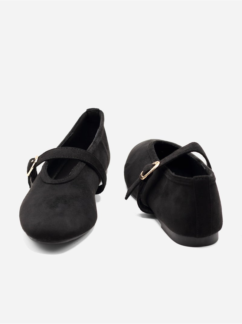 Ballerine con cinturino Nero - Kiabi
