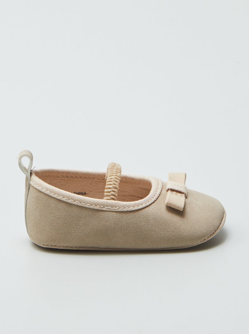 Ballerine con fiocco - primi passi BIANCO - Kiabi