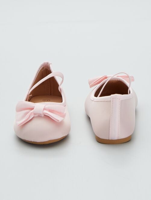 Ballerine con fiocco con fantasia - rosa - Kiabi - 14.00€