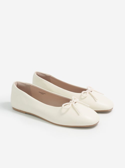 Ballerine con fiocco fantasia davanti - Kiabi