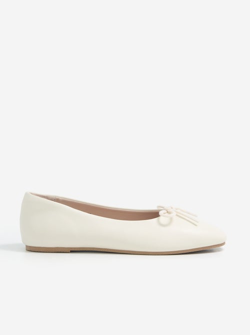 Ballerine con fiocco fantasia davanti - Kiabi