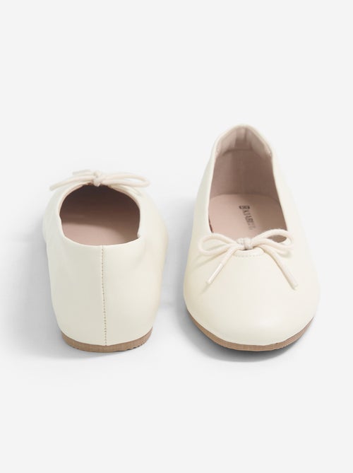 Ballerine con fiocco fantasia davanti - Kiabi