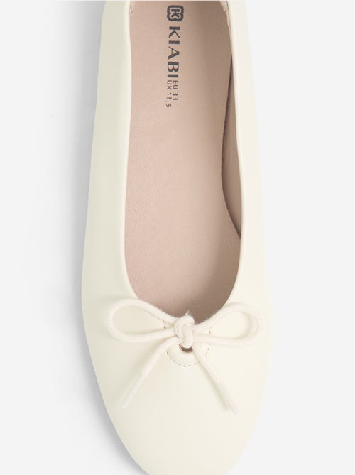 Ballerine con fiocco fantasia davanti - Kiabi