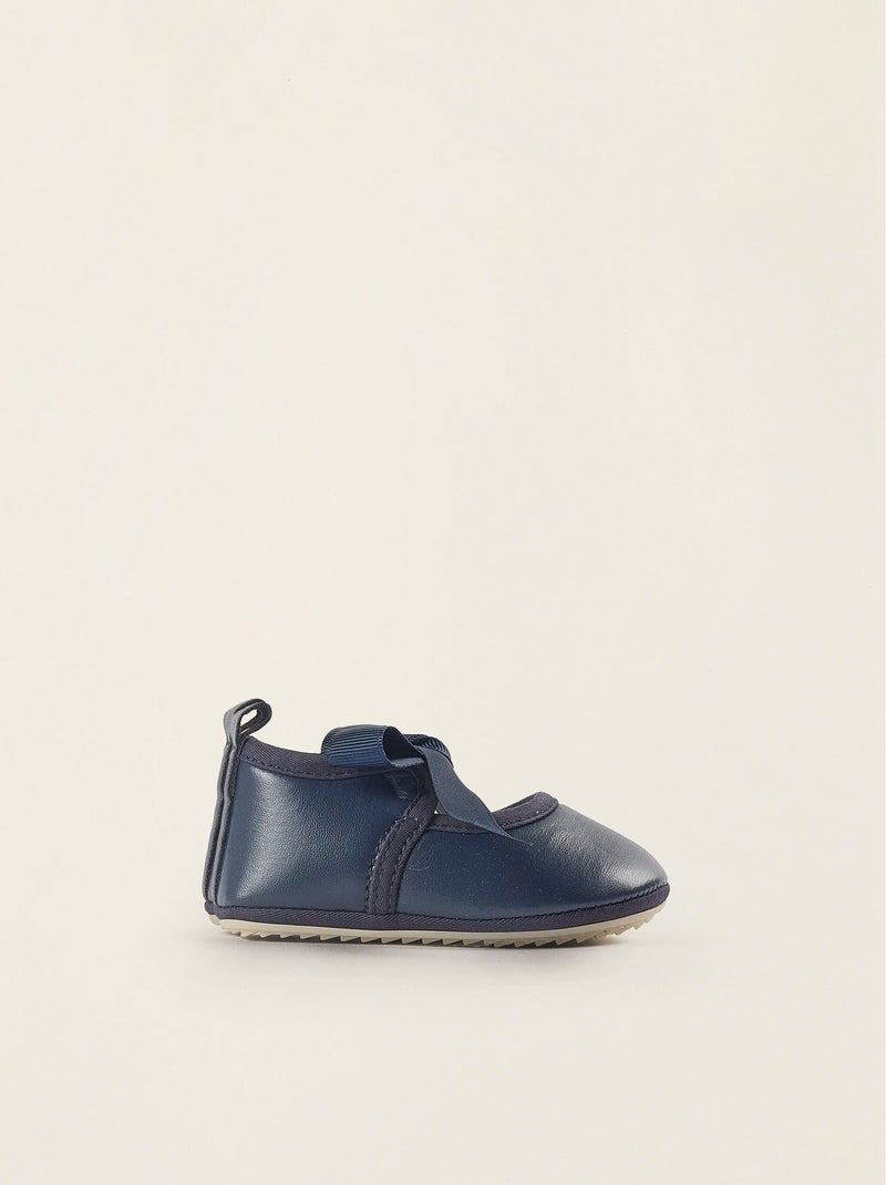 Ballerine con fiocco in raso Blu scuro - Kiabi