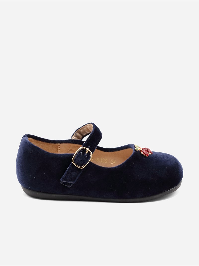 Ballerine con motivi decorativi Blu scuro - Kiabi