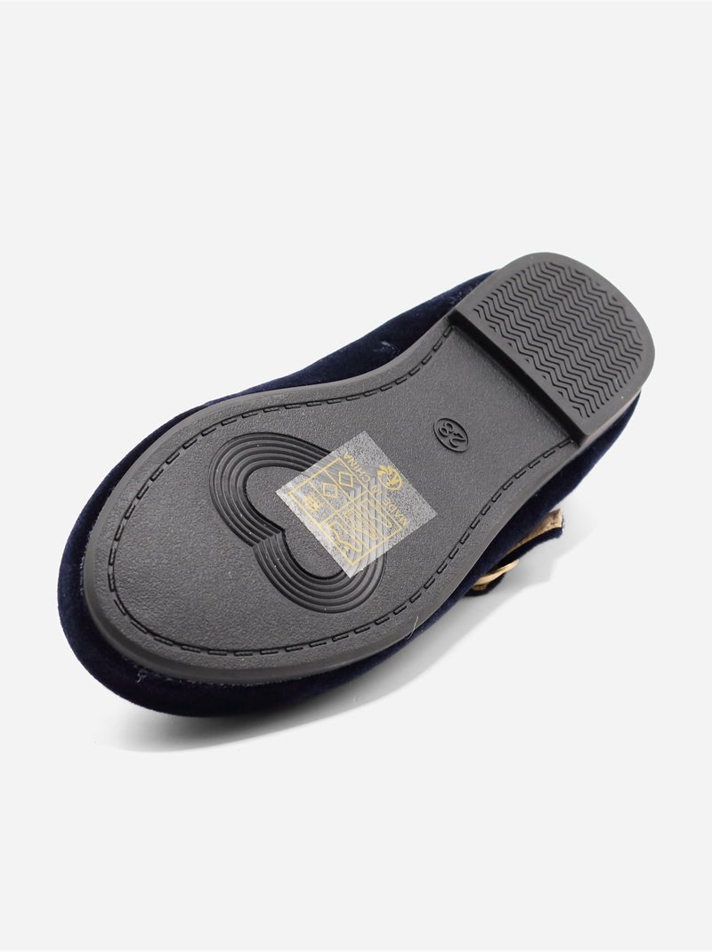 Ballerine con motivi decorativi Blu scuro - Kiabi
