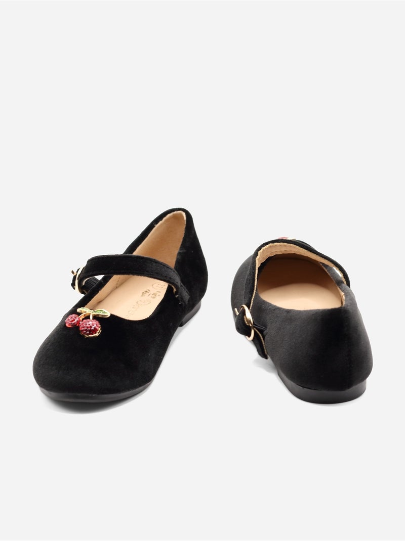 Ballerine con motivi decorativi Nero - Kiabi