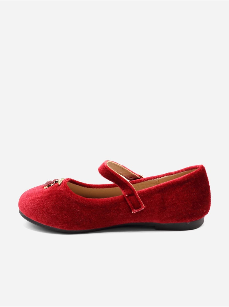 Ballerine con motivi decorativi Rosso - Kiabi