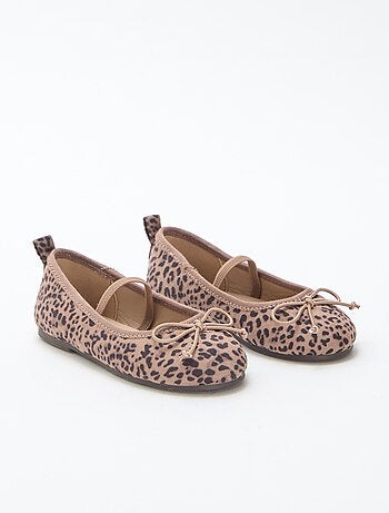 Ballerine con motivo 'leopardo' -
