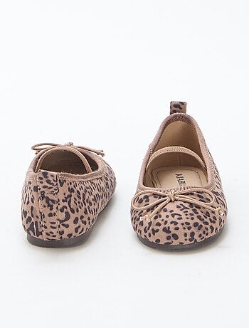 Ballerine con motivo 'leopardo' -