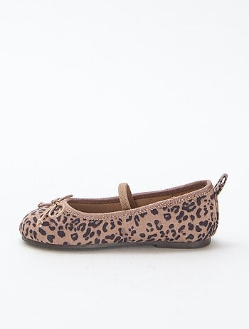 Ballerine con motivo 'leopardo' -