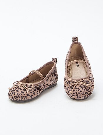 Ballerine con motivo 'leopardo' -