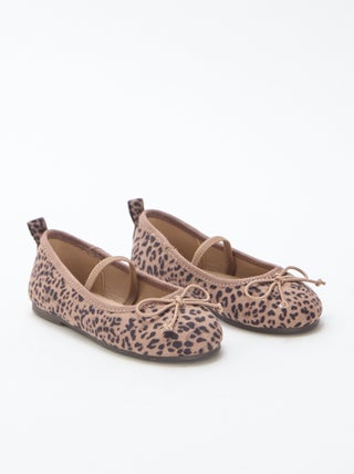 Ballerine con motivo 'leopardo' -