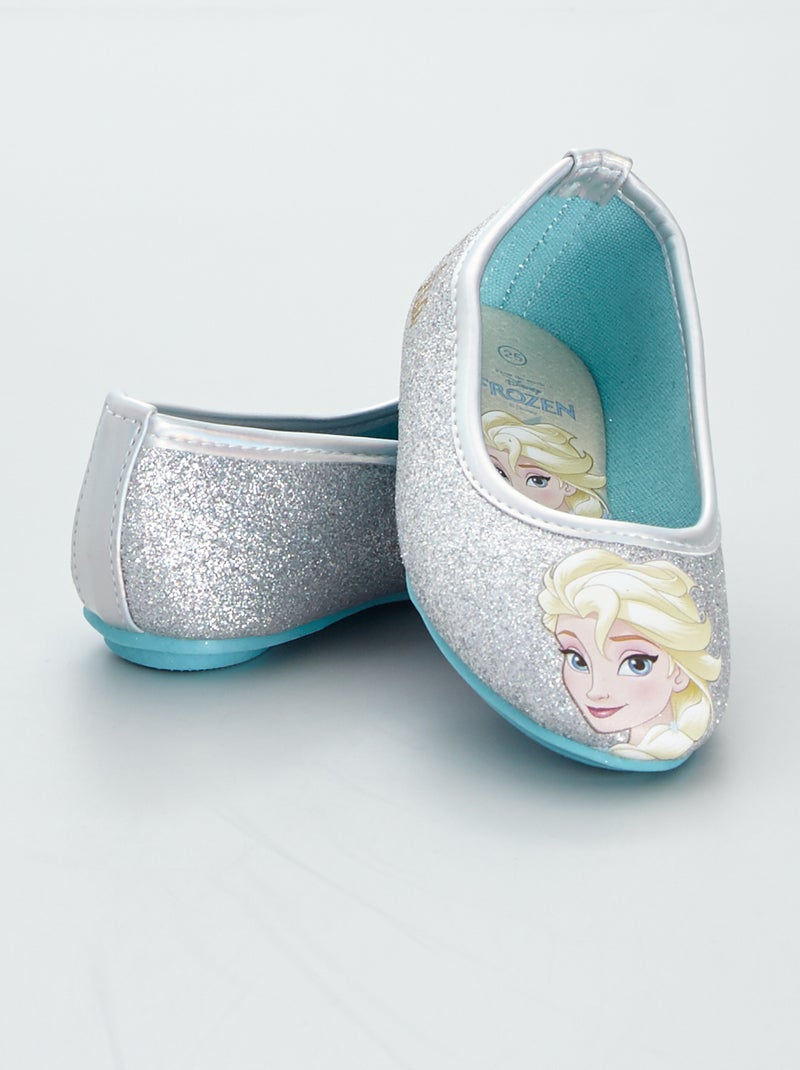 Ballerine con paillettes 'Frozen' argento - Kiabi